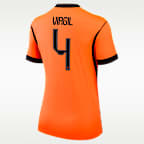 Virgil van Dijk Netherlands National Team 2026 Stadium Home Women's Nike Dri-FIT Soccer Jersey