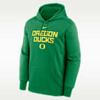 Oregon Team Stacked Men’s Nike Therma College Pullover Hoodie