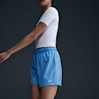 Shorts de tiro medio para mujer Nike Sportswear Classic Wovens