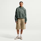 Nike Pregame Fleece Pantalón corto oversize de talle medio - Mujer