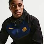 Pánská tkaná bunda Nike Inter Milán Tech Windrunner se zipem po celé délce