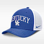Kentucky Primetime Arched Men's Nike Dri-FIT College Trucker Adjustable Hat