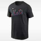Playera Nike de la MLB para hombre Francisco Lindor New York Mets Fuse