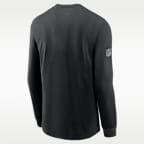 Playera de manga larga Nike Dri-FIT de la NFL para hombre Indianapolis Colts Team Issue