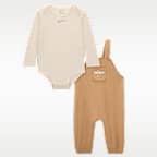 ナイキ ベビー プラッシュ フリース オーバーオール ツーピース セット