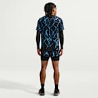 Nike AeroSwift Dri-FIT ADV Kurzarm-Laufoberteil mit Print (Herren)