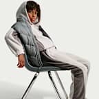 Joggers acondicionados para el invierno para niños talla grande Nike Club Fleece
