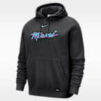 Sudadera con gorro sin cierre Nike Basketball Club para hombre Miami Heat City Edition
