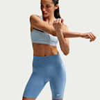 Nike One Women's High-Waisted 8" Biker Shorts with Pockets