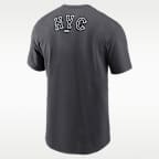 Playera Nike de la MLB para hombre New York Mets City Connect 2-Hit