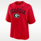 Georgia Arch Over Logo Boxy Women's Nike College T-Shirt