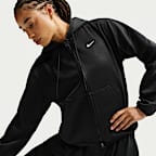 Nike Studio Fleece Sport Women's Therma-FIT Full-Zip Hoodie