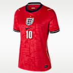 Jersey de fútbol Nike Dri-FIT para mujer Jude Bellingham England National Team 2026 Stadium Away