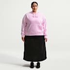 Sudadera con gorro sin cierre Nike Sportswear para mujer Club Fleece (talla grande)