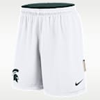 Shorts reversibles universitarios Nike Dri-FIT para hombre Michigan State Courtside