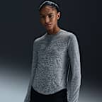 Playera de correr de manga larga de cuello redondo Dri-FIT UV para mujer Nike Swift