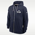 Seattle Seahawks Utility Player Sideline Men's Nike Dri-FIT NFL Full-Zip Hoodie