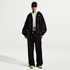 Nike Studio Fleece Heavyweight Women's Oversized Pleated Full-Zip Hoodie