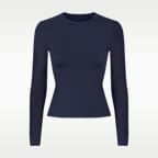 NikeSKIMS Shine Women's Long-Sleeve Crew-Neck Top