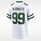 Jersey de fútbol americano Game para hombre NFL New York Jets (Will McDonald IV)