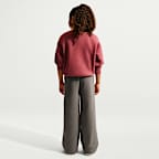 Nike Sportswear Studio Fleece Girls' Open-Hem Trousers