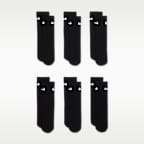 Chaussettes mi-mollet Nike pour enfant (6 paires)