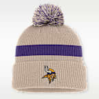 Minnesota Vikings Rewind Peak Men's Nike NFL Cuffed Pom Beanie