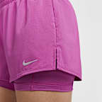 Nike Dri-FIT One Women's Mid-rise 8cm (approx.) 2-in-1 Shorts