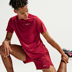 Męskie spodenki do biegania z wszytą bielizną 18 cm Nike Dri-FIT Stride