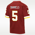 Jayden Daniels Washington Commanders Big Kids' Game Jersey