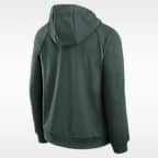 Sudadera con gorro sin cierre Nike Dri-FIT para hombre Michigan State Courtside Basketball Practice