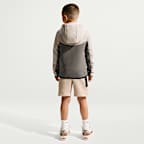 Sudadera con gorro con cierre completo para niños grandes Nike Sportswear Tech Fleece