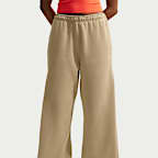 Nike Studio Fleece Medium Weight Women's Loose Pleated Snap Pants