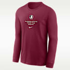 Florida State Sideline Men's Nike Dri-FIT College Long-Sleeve T-Shirt