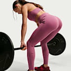 Nike Universa 7/8-Leggings mit hohem Bund und ohne Frontnaht (Damen)
