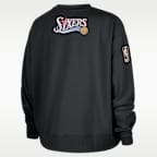 Philadelphia 76ers Hardwood Classics Women's Nike NBA Phoenix Fleece Premium Crewneck Sweatshirt