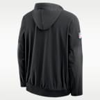 Minnesota Vikings Sideline Anorak Men's Nike NFL 1/2-Zip Hooded Jacket