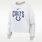 Indianapolis Colts Primetime Women's Nike Cropped Long-Sleeve T-Shirt