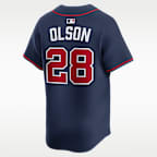 Jersey Nike Dri-FIT ADV de la MLB Limited para hombre Matt Olson Atlanta Braves
