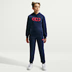 Sudadera con gorro sin cierre de tejido Fleece para niños talla grande Caitlin Clark