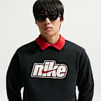 Nike Sportswear Club Men's French-Terry Crew-Neck Sweatshirt