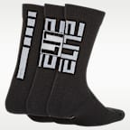 Nike Elite Kids' Basketball Crew Socks (3 Pairs)