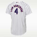 Jersey Nike de la MLB Replica local para niños talla grande Pete Crow-Armstrong Chicago Cubs Baseline