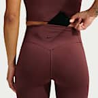 Nike Universa Mallas cortas de 13 cm y talle alto sin costuras delanteras - Mujer