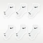 Nike Dri-FIT Performance Basics Little Kids' Ankle Socks (6 Pairs)