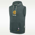 Green Bay Packers Rivalries Collection Sideline Men's Nike Dri-FIT NFL Sleeveless Pullover Hoodie
