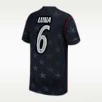 Jersey de futbol Nike Dri-FIT de Diego Luna del USMNT visitante 2026 Stadium para niños talla grande