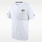 Playera Nike Dri-FIT de la NFL para hombre Green Bay Packers Sideline Coach
