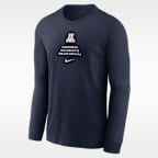 Arizona Sideline Men's Nike Dri-FIT College Long-Sleeve T-Shirt