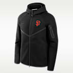 San Francisco Giants Tech Fleece Windrunner Men's Nike MLB Full-Zip Hooded Jacket